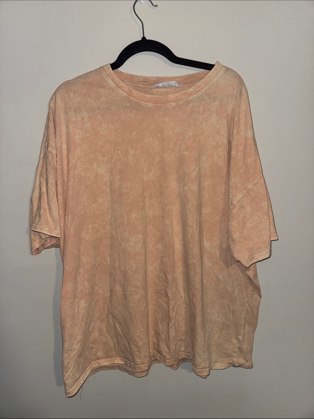 Double Zero Washed Peach Crewneck T‑Shirt